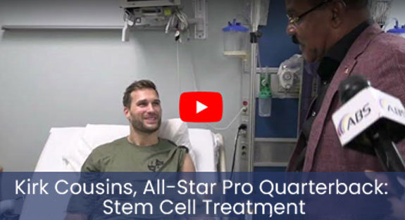 NFL STAR TRAVELS TO ANTIGUA FOR STEM CELL TREATMENT